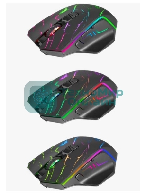 Мышь беспроводная Defender Uran GM-503 черный, 3200 dpi, радиоканал, USB, кнопки - 8