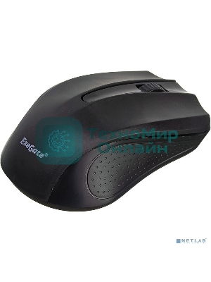 Мышь беспроводная ExeGate Professional Standard SR-9023 черный, 1200 dpi, радиоканал, USB, кнопки - 3