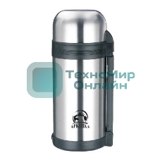 Термос Арктика 201-1200, 1,2 л, с ручкой + чашка, универсальная пробка, холод/тепло 20 ч