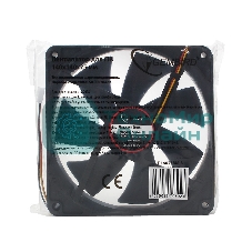 Вентилятор для корпуса Gembird черный, 140 мм, 1800 об/мин, 27 дБ, 3 pin