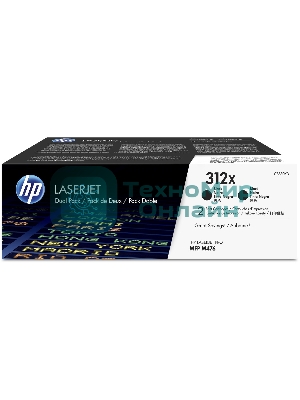 Картридж лазерный двойная упаковка Hewlett-Packard HP 312A CF380XD черный для LaserJet Pro M476dn, M476dw, M476nw 4400 стр.