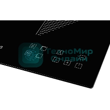 Индукционная варочная панель Kuppersberg ICO 301/домино, ширина 30 см, 2 зоны индукционного нагрева, сенсорное управление, 3 цифровых дисплея, 9 уровней мощности, таймер,автоотключение, защита от перелива, защита от детей, индикаторы остаточного тепла, Stop & Go, черный/прямой край