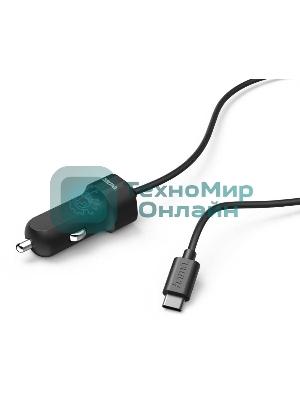 Автомобильное зарядное устройство Hama H-173618 3A PD универсальное черный