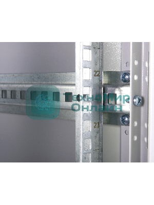 Шкаф телекоммуникационный напольный ЭКОНОМ 24U (600 х 1000) дверь стекло, дверь металл