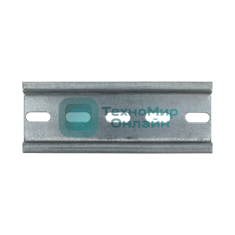 Рейка DIN Rexant 13см перфорированная оцинкованная