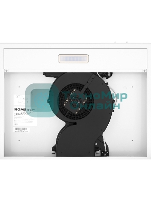 Вытяжка подвесная HOMSair Horizontal 50 белый, 50 см, 420 куб. м/ч, 45 дБ