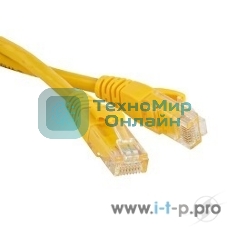 Патч-корд Hyperline PC-LPM-UTP-RJ45-RJ45-C5e-1.5M-LSZH-YL Патч-корд U/­UTP, Cat.5е, LSZH, 1.5 м, желтый 