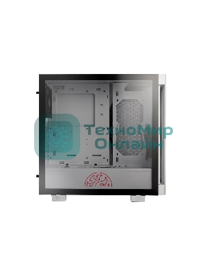 Компьютерный корпус XPG INVADER-WHITECOLOR BOXWORLDWIDE (ATX, подсветка ARGb, 2 вентилятора 120мм, стеклянная боковая панель,белый)