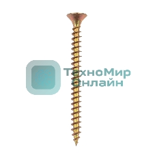 Саморез универсальный Kranz 4х50, желтый цинк, упаковка поставщика (6 000 шт.)