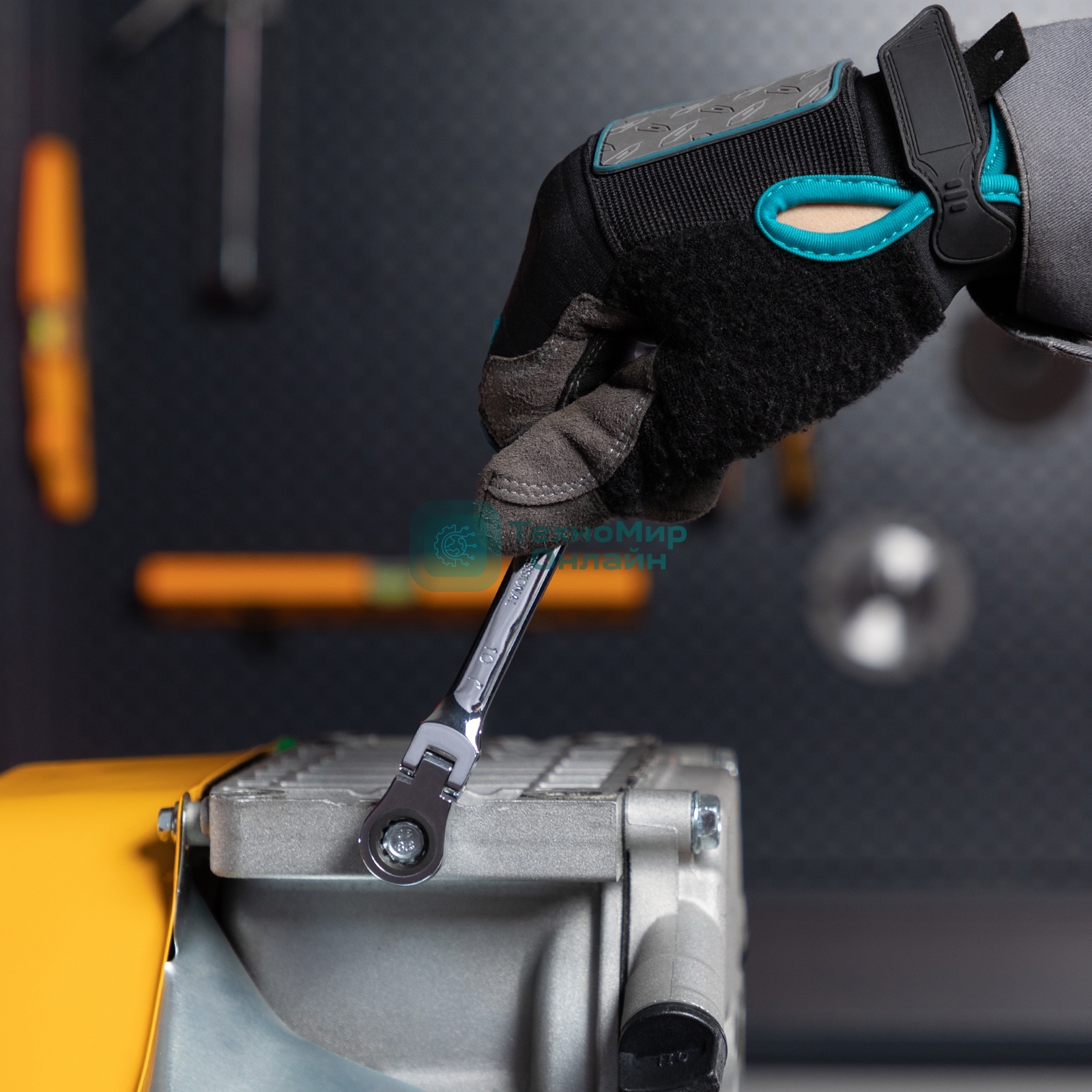 Набор ключей комбинированных Matrix, трещоточных шарнирных 22шт.