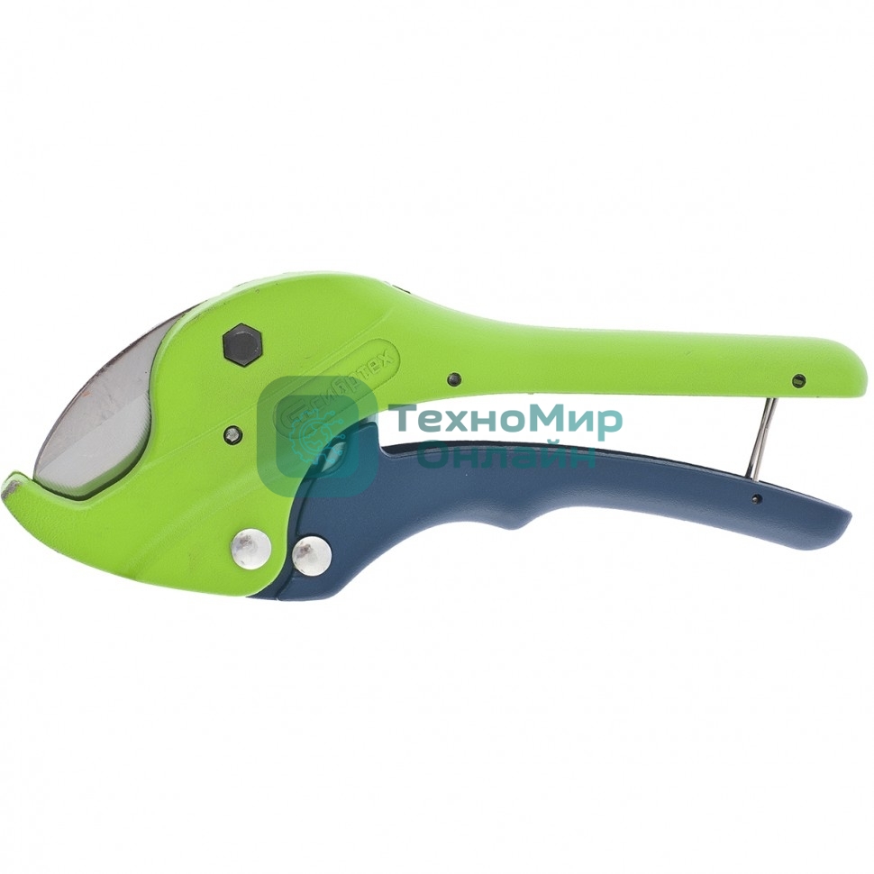 Ножницы для резки изделий из пластика Сибртех, усиленные, полуавтомат, диаметр до 35мм