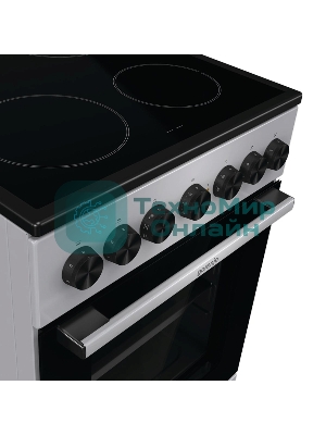 Плита электрическая Gorenje GEC5B41SG серый, конфорок 4 шт, духовка 62 л, 50 см x 85 см x 59.4 см