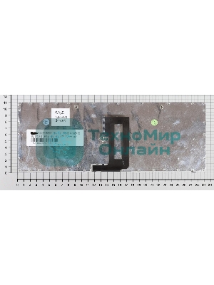 Клавиатура для ноутбука Lenovo IdeaPad Z450 Z460 Z460A Z460G черная с серой рамкой