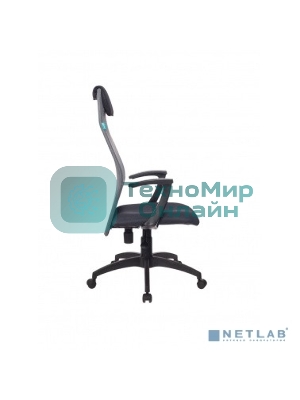 Кресло руководителя Бюрократ KB-8N/DG/TW-12 серый TW-04 TW-12 сетка