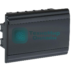 Корпус модульный пластиковый ЩРВ-П-12 IP41 встраив. PRIME черный IEK MKP13-V-01-12-41-K02