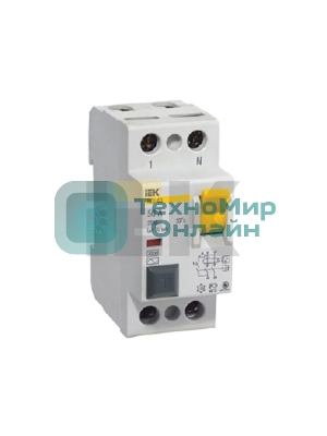 Выключатель дифференциального тока (УЗО) IEK MDV10-2-050-030 ВД1-63 2Р 50А 30мА IEK