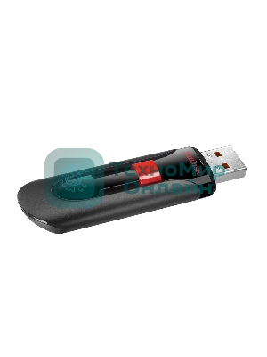 Флешка USB Sandisk CZ60 Cruzer Glide (SDCZ60-032G-B35), 32Gb, USB 2.0, R/W 30/8, черный/красный