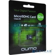 Флеш карта MicroSDHC 32Gb QUMO Class 10 UHS I no adp