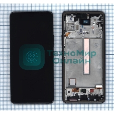 Дисплей для Samsung Galaxy A53 SM-A536 с рамкой черный