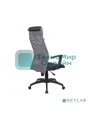 Кресло руководителя Бюрократ KB-8N/DG/TW-12 серый TW-04 TW-12 сетка