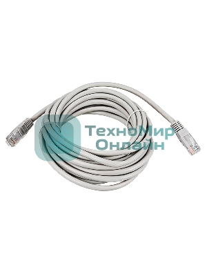 Пaтч-корд U/UTP Rexant, cat.5e, RJ45-RJ45, неэкранированный, PVC серый, 7м