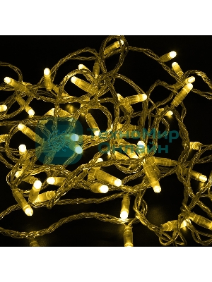 Гирлянда Neon-night Нить 10м, постоянное свечение, прозрачный ПВХ, 230В, желтый