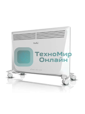 Конвектор электрический Ballu Enzo BEC/EZMR-1000 белый, 1000 Вт, 15 м2, термостат