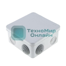 Коробка распределительная EKF КМР-030-031 с крышкой наружная (85х85х40) 8 мембр. вводов IP55