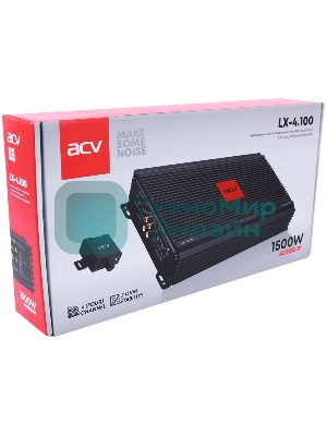 Усилитель автомобильный ACV VX-4.100 четырехканальный