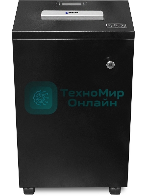 Шредер Heleos УО55-7 черный (секр.P-7) фрагменты 7лист. 55лтр.