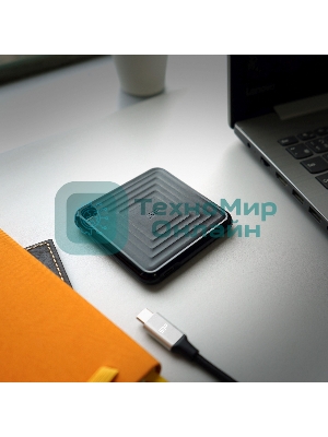Внешний SSD 2TB Silicon Power PC60, External, USB 3.2 Type-C R/W - 540/500 MB/s черный