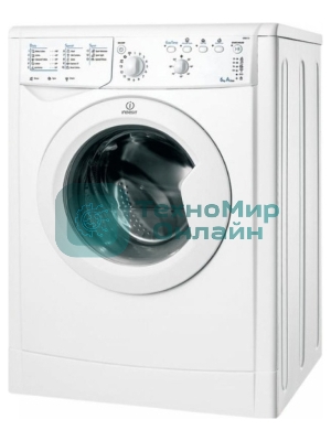 Стиральная машина Indesit IWSC 6105 белый, загрузка фронтальная 6 кг, 1000 об/мин., класс: А