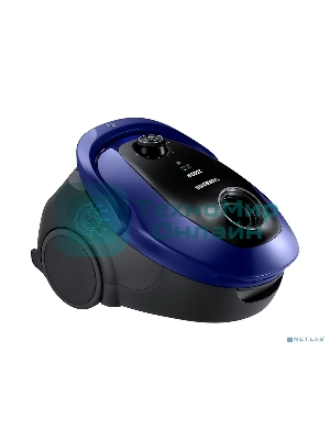 Пылесос Samsung VC20M251AWB синий, 460/2000 Вт, уборка сухая, пылесборник мешок 2.5 л