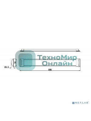 Светодиодный светильник ЭРА SPO-5-20-4K-M (F) 600x75x25 18Вт 1200Лм 4000К мат СТАЛЬ-БЕЛ
