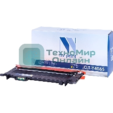 Картридж лазерный NVPrint совместимый Samsung CLT-Y406S Yellow для CLP-360/365/368/CLX-3300/3305 (1000k)