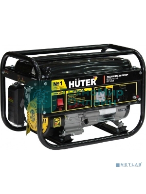 Электрогенератор бензиновый Huter DY3.0A, 2.8 кВт, 67 дБ, 39 кг