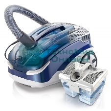 Моющий пылесос Thomas TWIN XT 788565, черный/синий, 325/1700 Вт, уборка влажная/сухая/сбор жидкости, пылесборник контейнер 2.6 л