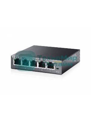 Коммутатор сетевой TP-Link SMB TL-SG105E 5-Port Gigabit Desktop Easy Smart Switch, 5 10/100/1000Mbps RJ45 ports, MTU/Port/Tag-based VLAN, QoS, IGMP Snooping