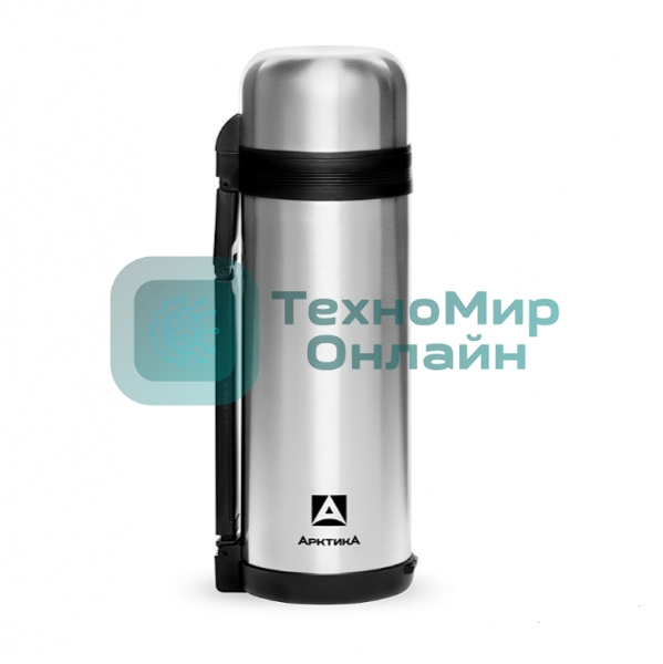 Термос Арктика, 201-1800, универсальная пробка, 1,8 л, с ручкой + чашка, холод/тепло 28 ч