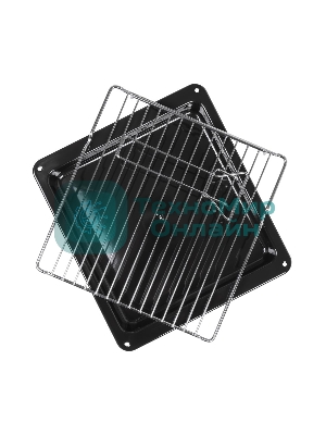 Шкаф духовой электрический Maunfeld EOEM516S, встраиваемый, 51л, дверца с 2 стеклами, нержавеющая сталь