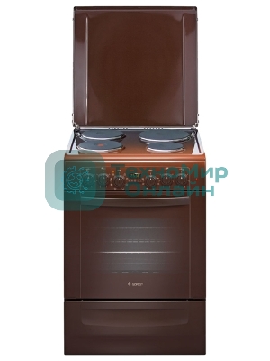 Плита электрическая Gefest 6140-03 0001 коричневый, конфорок 4 электрических, духовка 55 л, 60 см x 85 см x 60 см