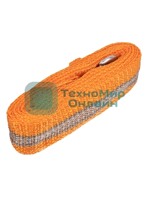 Трос буксировочный Stels 54383 10 тонн, 2 крюка, сумка на молнии, россия