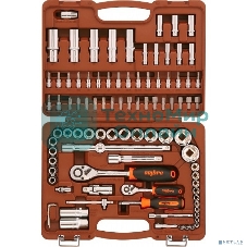 Универсальный набор инструмента Ombra OMT94S торцевые головки и аксессуары к ним, 94 предмета 55016
