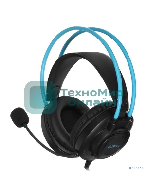 Гарнитура A4Tech Fstyler FH200U серый/синий, проводная