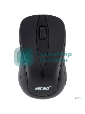 Мышь беспроводная Acer OMR131 черный, 1000 dpi, радиоканал, USB, кнопки - 3