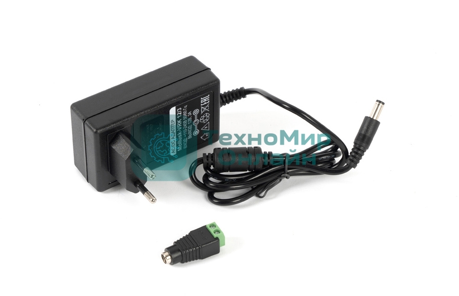 Источник питания Mollusk-VRK 12/312В, 3А. Сетевой диапазон 110-245В встр. вилка Mollusk-VRK 12/3 power supply 12V, 3A. Mains range 110-245V int. fork