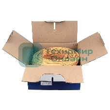 Кабель SkyNet Light UTPнг-LSZH 4x2x0,46, низкое дымовыделение, нулевое содержание галогенов, медный, FLUKE TEST, кат.5e, однож., 305 м, box, оранжевый