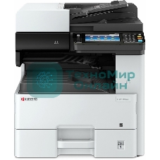 МФУ лазерное Kyocera Ecosys M4132idn (1102P13NL0), A3, ч/б, печ. до 32 стр/мин. (А4) до 17 стр/мин. (А3), скан. до 50 стр/мин., 1200 x 1200 dpi (печать) 600x600dpi (скан.), USB, RJ-45, NFC, Air Print, Mopria