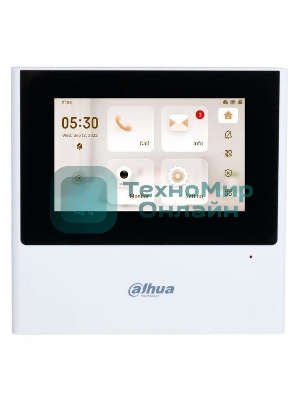 Видеодомофон DAHUA DHI-VTH2611L-WP, Dahua Wi-Fi Indoor Monitor