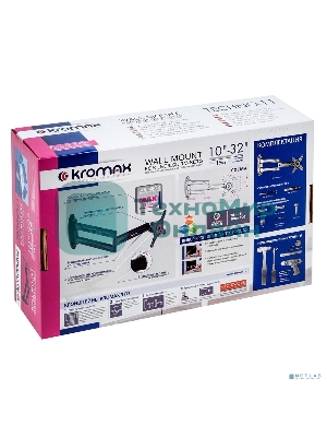 Кронштейн для телевизора Kromax TECHNO-11 черный 10